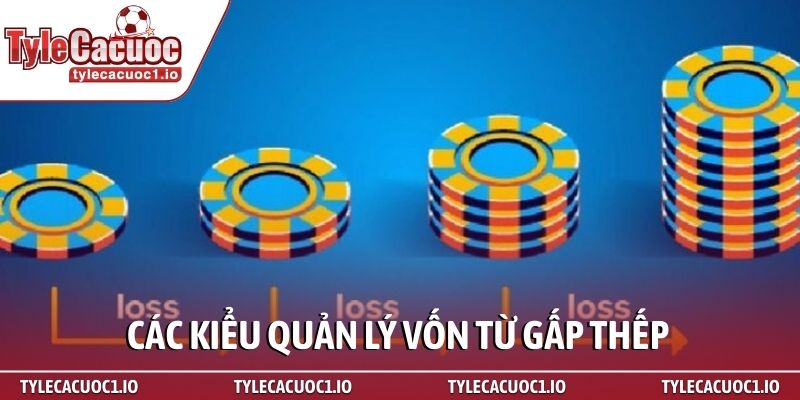 Chiến thuật đánh gấp thếp bóng đá - Bí kíp bất bại 3 Các kiểu quản lý vốn từ gấp thếp