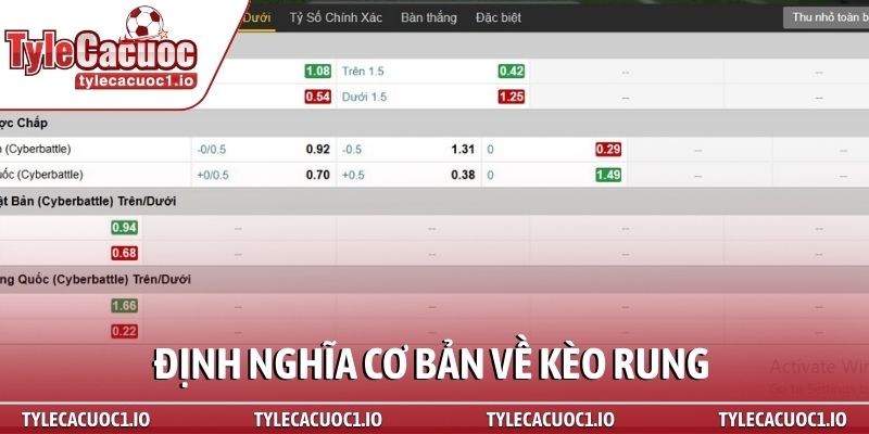 Kèo rung là gì? Bí kíp soi kèo cực chuẩn tại nhà cái 2 Định nghĩa cơ bản về kèo rung